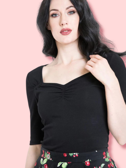Phillipa Top H By Hell bunny front