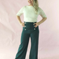 30's Sailor pants by the House of Foxy Front view in green