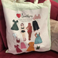 With Love Bree-Lacey Canvas Tote Bag-1