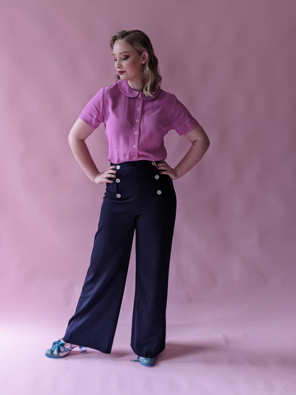 30's Sailor pants by the House of Foxy Front full view