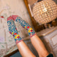 Tapestry Vines Sheer Crew Sock