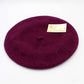 Classic beret in pure wool