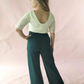 30's Sailor pants by the House of Foxy back view in green