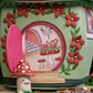Fairy Village Toadstool House Bag by Vendula London close-up of fairy door