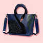 Black Swan Cut Out Handle Tote 