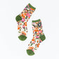 Feeling Foxy Sheer Crew Sock