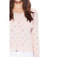 Lace Pattern V-Neck Cardigan