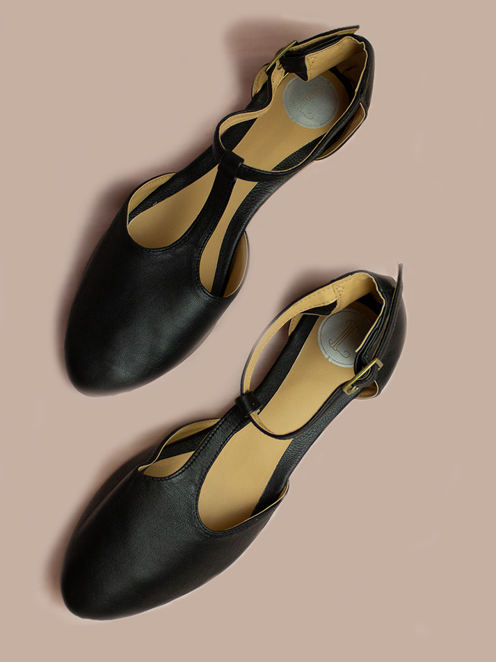 Lacey T Bar Flat Shoes With Love Bree Lacey