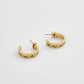 FABLE Pink Oxalis Hoop Earrings