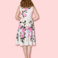 Leane A-line Boat Neck Dress Back view